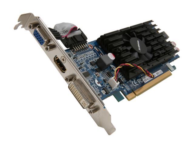 GIGABYTE GeForce 210 DirectX 10.1 GV-N210D3-1GI 1GB 64-Bit DDR3 PCI