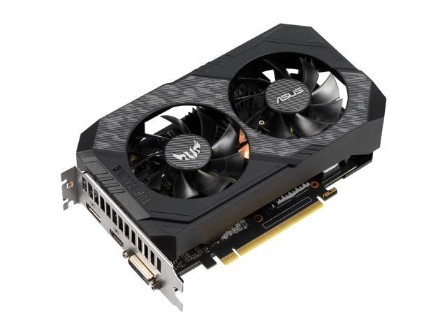 ASUS TUF Gaming GeForce GTX 1660 Overclocked 6GB Dual-fan Edition HDMI DP DVI Gaming Graphics Card (TUF-GTX1660-O6G-GAMING)