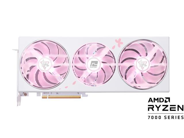 NeweggBusiness - PowerColor Hellhound Sakura Radeon RX 7800