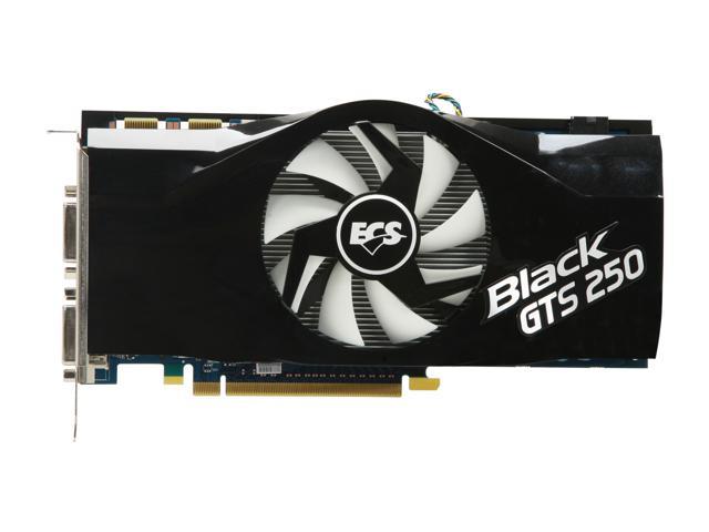 NeweggBusiness - ECS Black Series GeForce GTS 250 512MB GDDR3 PCI