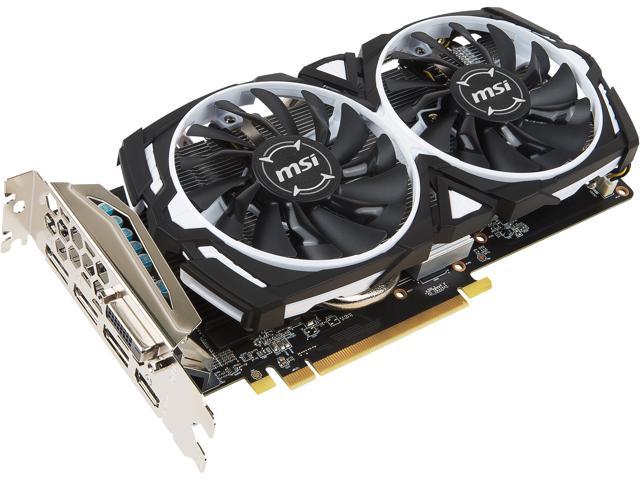 NeweggBusiness - MSI Radeon RX 470 4GB GDDR5 PCI Express 3.0 x16 CrossFireX  Support Video Card Radeon RX 470 ARMOR 4G OC