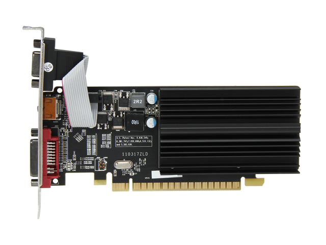 XFX Radeon HD 5450 1GB DDR3 Graphics Card - PCIe, HDMI, DVI-I, Low Profile Bracket