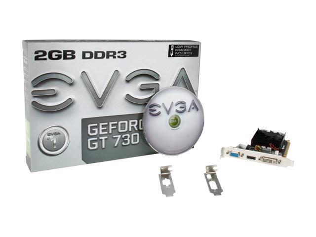 02G-P3-2732-KR Low Profile EVGA GeForce GT 730 2GB
