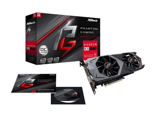 NeweggBusiness ASRock Phantom Gaming X Radeon RX 590 8GB GDDR5