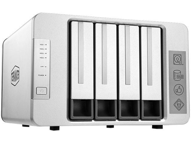 NeweggBusiness - TerraMaster F4-210 4-Bay NAS 1GB RAM Quad Core