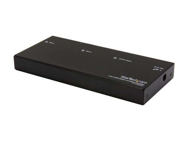 StarTech.com 4K HDMI 2-Port Video Splitter - 1x2 HDMI Splitter
