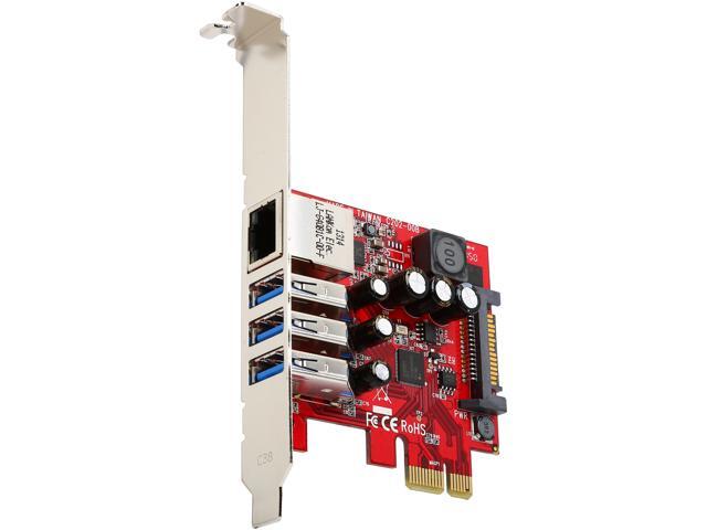 Carte contrôleur PCIe Carte d'extension PCIe vers USB 3.0 2 Ports 5Gbps