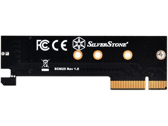 Silverstone ECM25 M.2 NVMe SSD to PCIe 3.0 x4 adapter