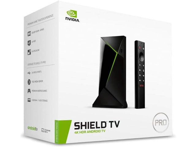 NeweggBusiness - NVIDIA SHIELD Android TV Pro - 4K HDR Streaming