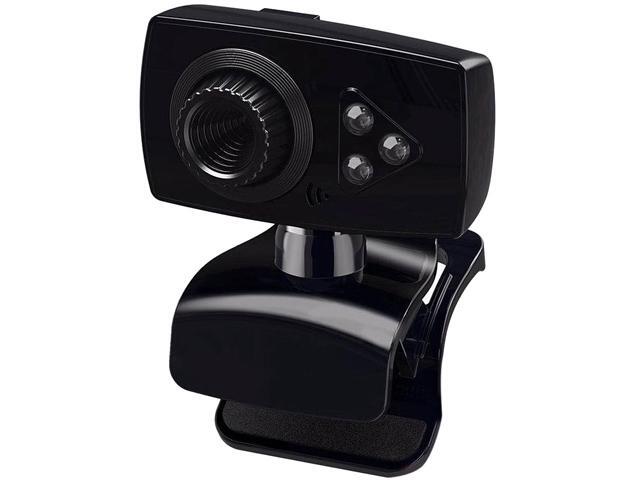 USB Webcam 3 LED Camera with Microphone for PC Desktop & Laptop