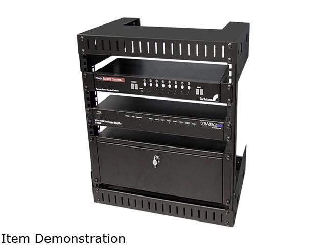 StarTech 8 RU Open-Frame Wall Mount Equipment Rack RK812WALLO