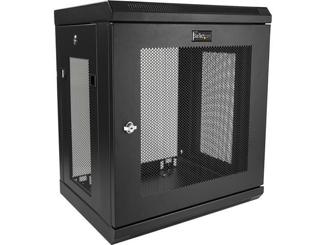 StarTechcom RK9WALM Wall Mount Server Rack Cabinet - 9U Rack - 146' Deep - Network Rack - Server Cabinet - Wall Mount Rack