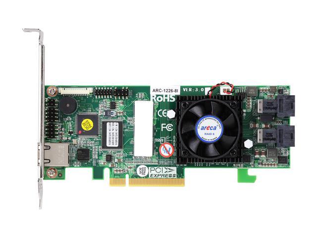 拡張カード areca ARC-1882IX-16 Ver3 SATA/SAS RAID NeweggBusiness - Areca ARC-1226-8i 8-port PCIe 3.0 internal 12Gbps