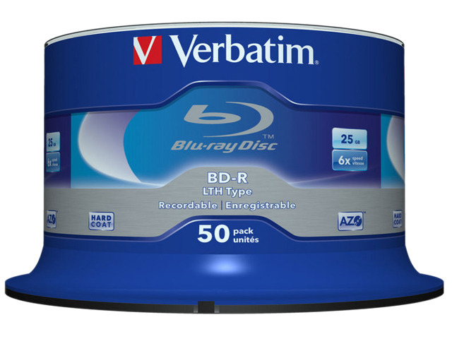 NeweggBusiness - Verbatim 43773 LTH BD-R Recordable Media 25GB 6X