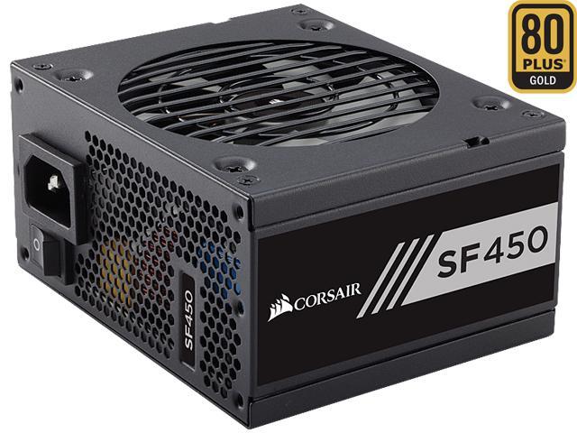 NeweggBusiness - CORSAIR SF Series SF450 450W 80 PLUS GOLD Active PFC SFX SFX12V Micro ATX Full Modular Power Supply NeweggBusiness - CORSAIR SF Series SF450 450W 80 PLUS GOLD Active PFC SFX SFX12V Micro ATX Full Modular Power Supply