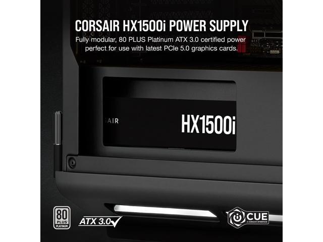 Corsair propose une alimentation HX1500i en PCIe 5.0 et ATX 3.0