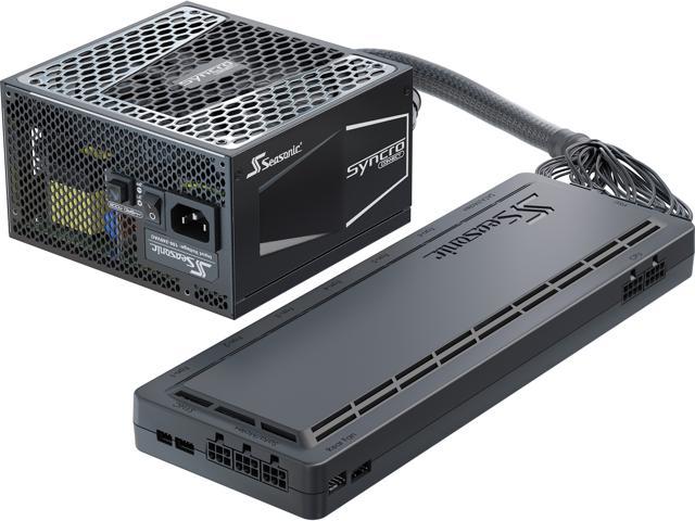 NeweggBusiness - Seasonic SYNCRO DPC-850, 850W 80+ Platinum Power Supply,  CONNECT Module Cable Management, SSR-850FB, Must Use with Case Q704 to  Function Normally.