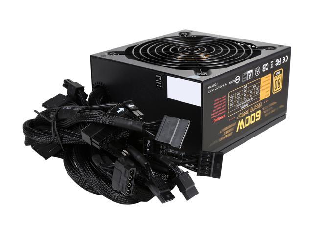 Neweggbusiness Raidmax Cobra Rx 600ae 600w Atx 12v V2 3 Eps 12v Sli Ready Crossfire Ready 80 Plus Gold Certified Non Modular Active Pfc Power Supply