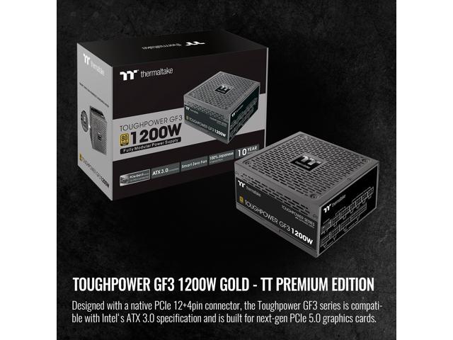 NeweggBusiness - Thermaltake Toughpower GF3 1200W, ATX 3.0