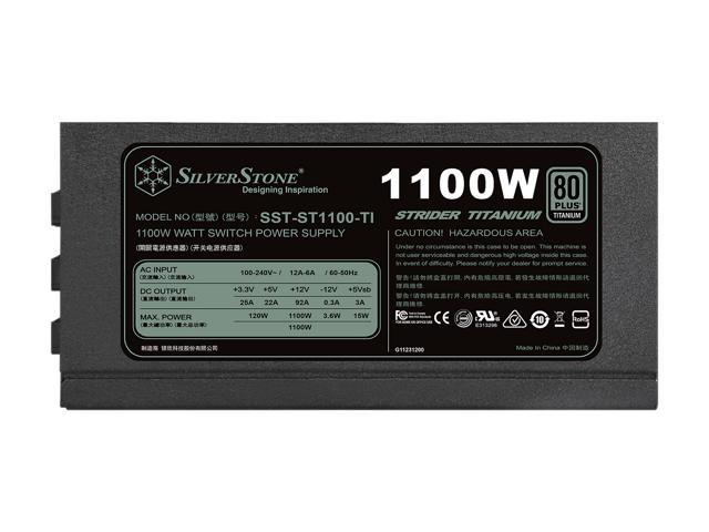 NeweggBusiness - SilverStone SST-ST1100-TI 1100 W ATX12V 80 PLUS