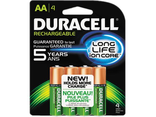 NeweggBusiness - DURACELL NiMH 1.5V 2400mAh AA Rechargeable Battery, 4-pack
