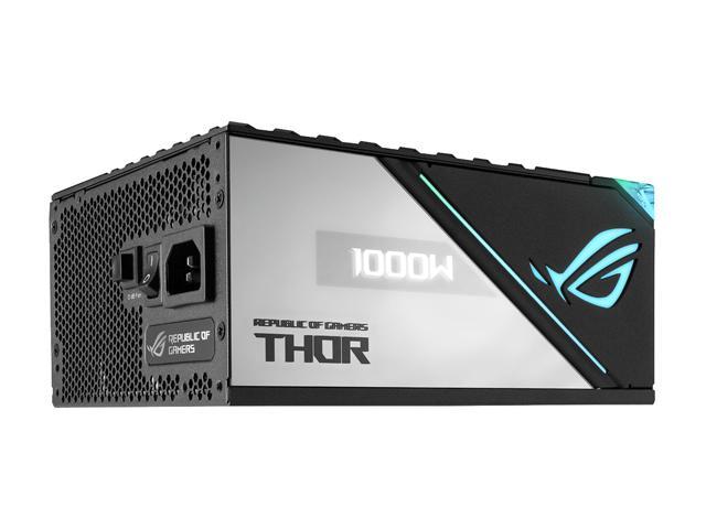 NeweggBusiness - ASUS ROG Thor ROG-THOR-1000P2-GAMING 1000 W ATX12V 80 PLUS  PLATINUM Certified Full Modular Power Supply