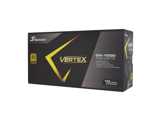 Seasonic Electronics Vertex GX-1200 1200W 80 Plus Gold ATX Fully Modular  Power Supply