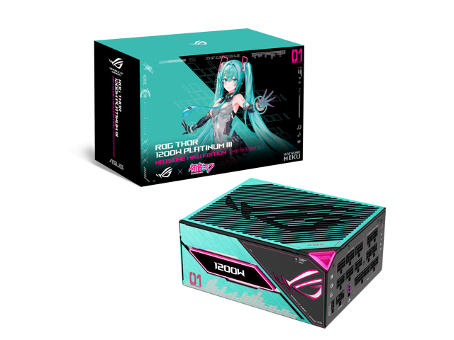 NeweggBusiness - ASUS ROG Thor 1200W Platinum III Hatsune Miku