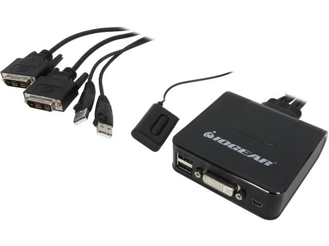 IOGEAR - GCS62HDPKIT - 2-Port HDMI and DisplayPort Cable KVM Kit