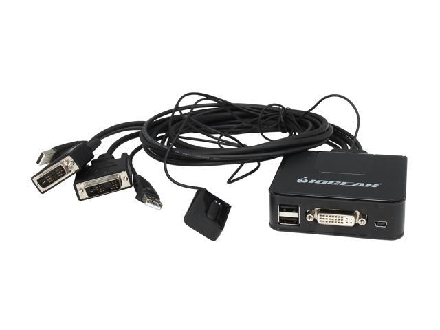 IOGEAR - GCS62HDPKIT - 2-Port HDMI and DisplayPort Cable KVM Kit