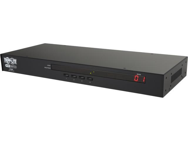 Tripp Lite 16 Port Cat5 1U Rack Mount 1+1 User Console KVM Switch with 19 in. LCD and IP Remote Access (B070 016 19 IP