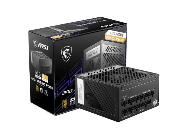 MSI MAG R1000GL PCIe5 1000W 電源ユニット Amazon.com: MSI MAG A1000GL PCIE 5 Gaming Power Supply - ATX