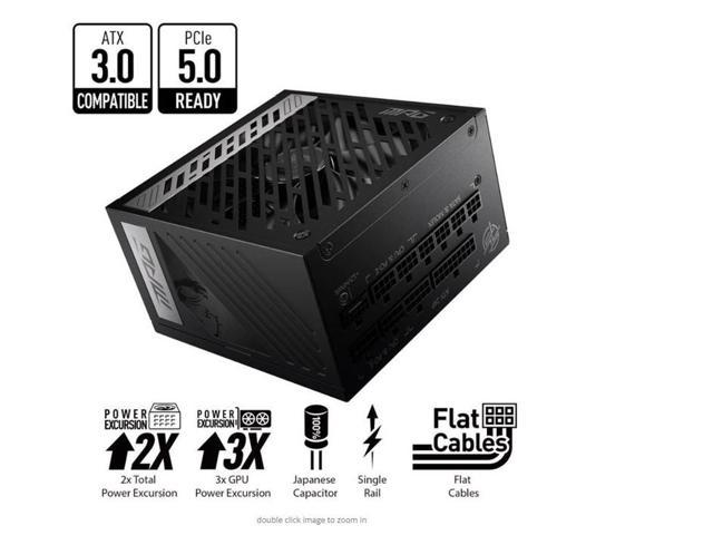 MSI MPG A850G PCIE5 850W Power Supply - MSI-US Official Store