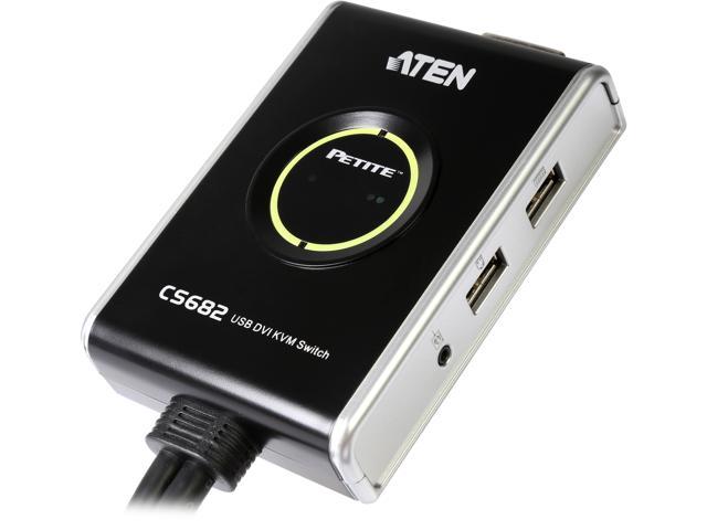CS682 - ATEN CS682 2-Port USB 2.0 DVI KVM Switch