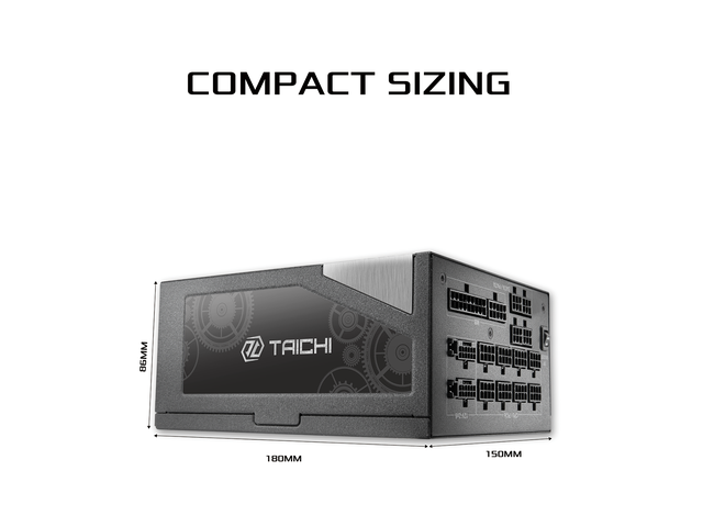 NeweggBusiness - ASRock Taichi TC-1300T 1300W 80 PLUS TITANIUM