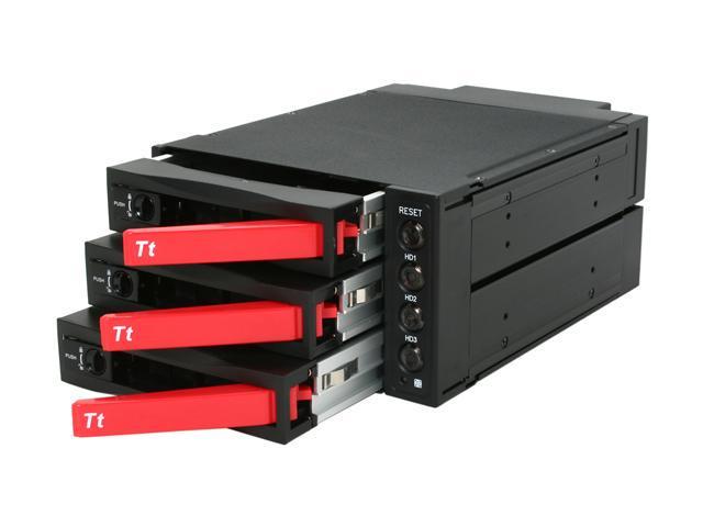 6 Bay 5.25 Drive Enclosure for 2.5 SATA HDD & SSD, Hot Swap Mobile Rack  with LED Indicator Support 6TB HDD/SSD 6Gbps, Backplane & Front Panel Mount