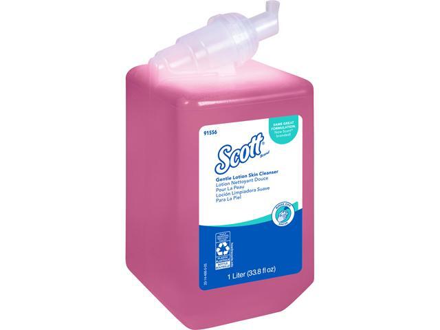 Scott Essential (formerly Kleenex) Gentle Lotion Skin Cleanser (91556) Floral Pink 10 L 6 Packages / Case - Same Kleenex quality now Scott