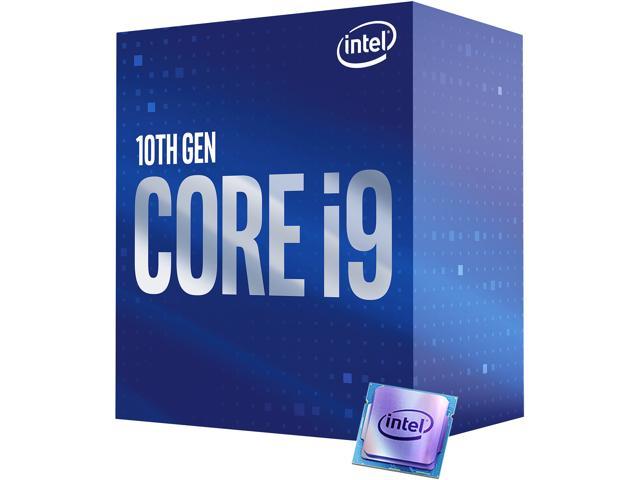 Intel Core i9-10900 (Comet Lake-S) 10-core processor pictured up close 