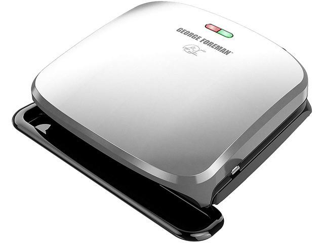 George Foreman 4-Serving Removable Plate Electric Indoor Grill and Panini Press Platinum GRP3060P