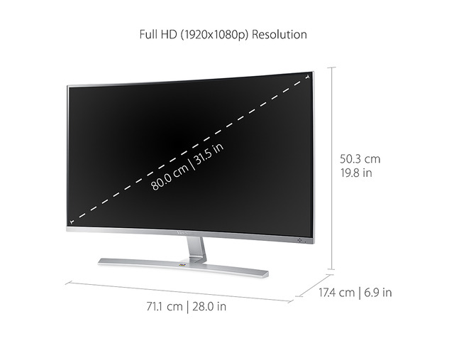 NeweggBusiness - ViewSonic VX3216-SCMH-W 32 Inch 1080p 1800R