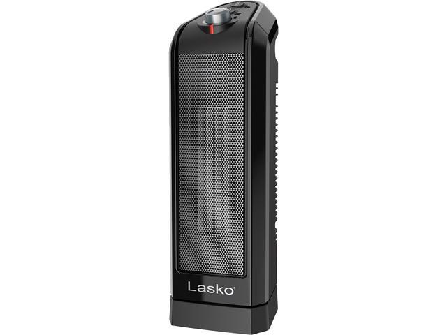 Lasko - 1500 Watt Ceramic Heater for Tabletop or Floor - Black