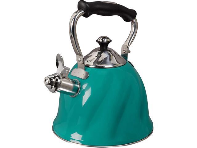 Mr Coffee 9211401 Alberton Tea Kettle with Lid & Emerald Green