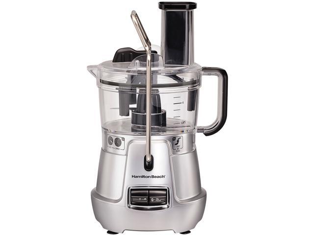 Hamilton Beach Stack & Snap Food Processor 8-Cup with Adjustable Slicing Blade Built-in Bowl Scraper & Storage Case (70820)