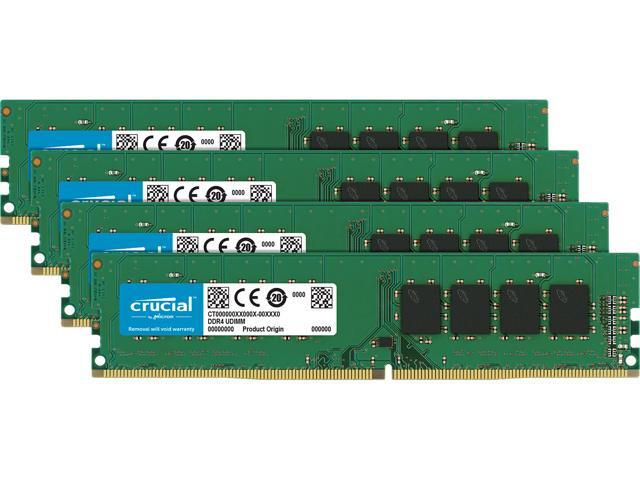 NeweggBusiness - Crucial 32GB (4 x 8GB) 288-Pin DDR4 SDRAM DDR4
