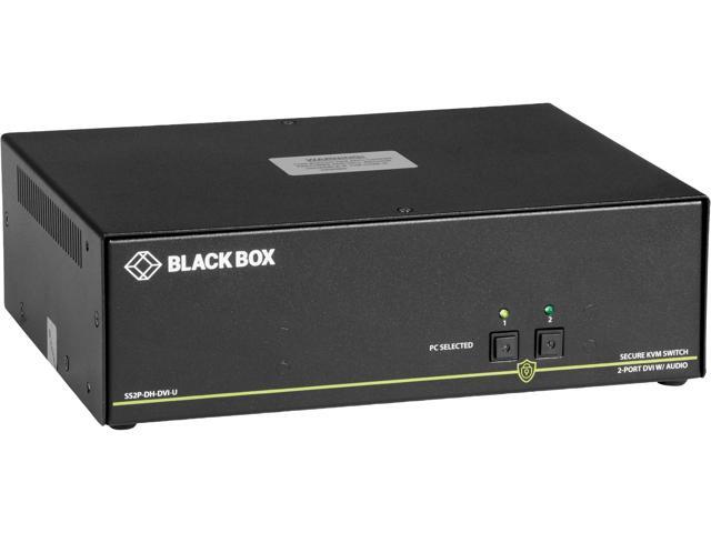 Black Box Network Services SS2P-DH-DVI-U Secure KVM Switch with Dual-Head 2-Port
