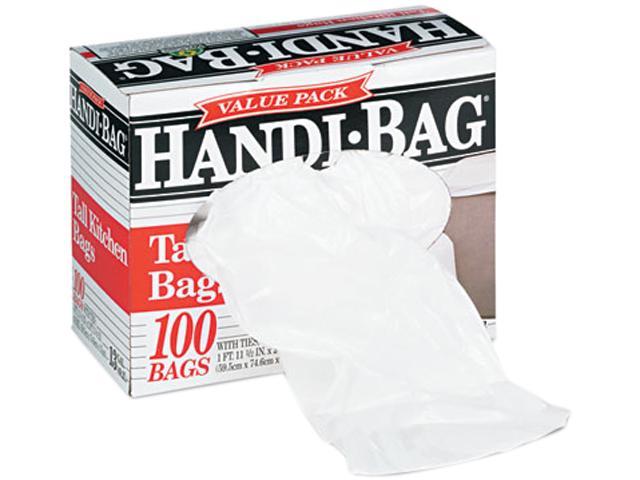 Handi-Bag HAB6FK100 Super Value Pack Trash Bags, 13gal, 0.6mil, 23