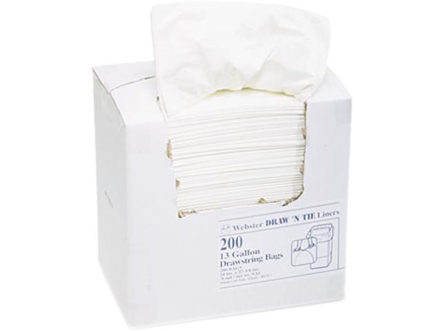 Webster 13 Gallon Drawstring Trash Bags