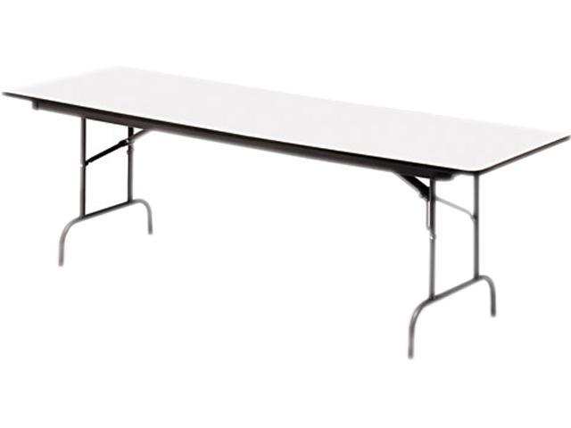 Iceberg Premium Wood Laminate Folding Table, 30"x96", Gray