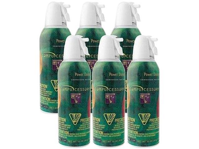 NeweggBusiness - Compucessory 24306 Air Duster Cleaner,  Moisture-free/Ozone-safe,10 oz. Can, 6/PK, Sold as 1 Package