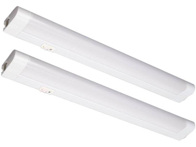 13inch Extendable Under-Cabinet Light Eye Care 4200K Cool White 450lm Integrated T5 Tube Multi-functional LED Workbench Light Plug & Play